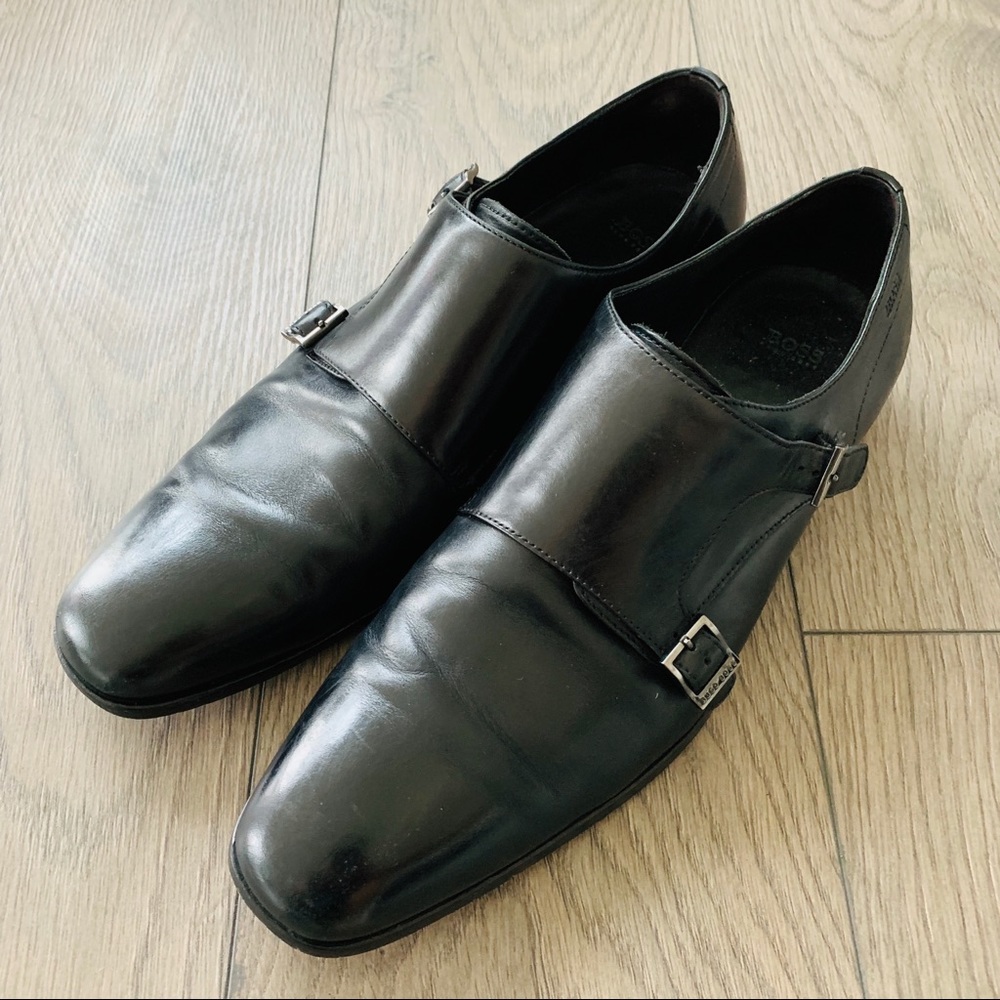 Hugo Boss Double Monk Strap Dress Shoe